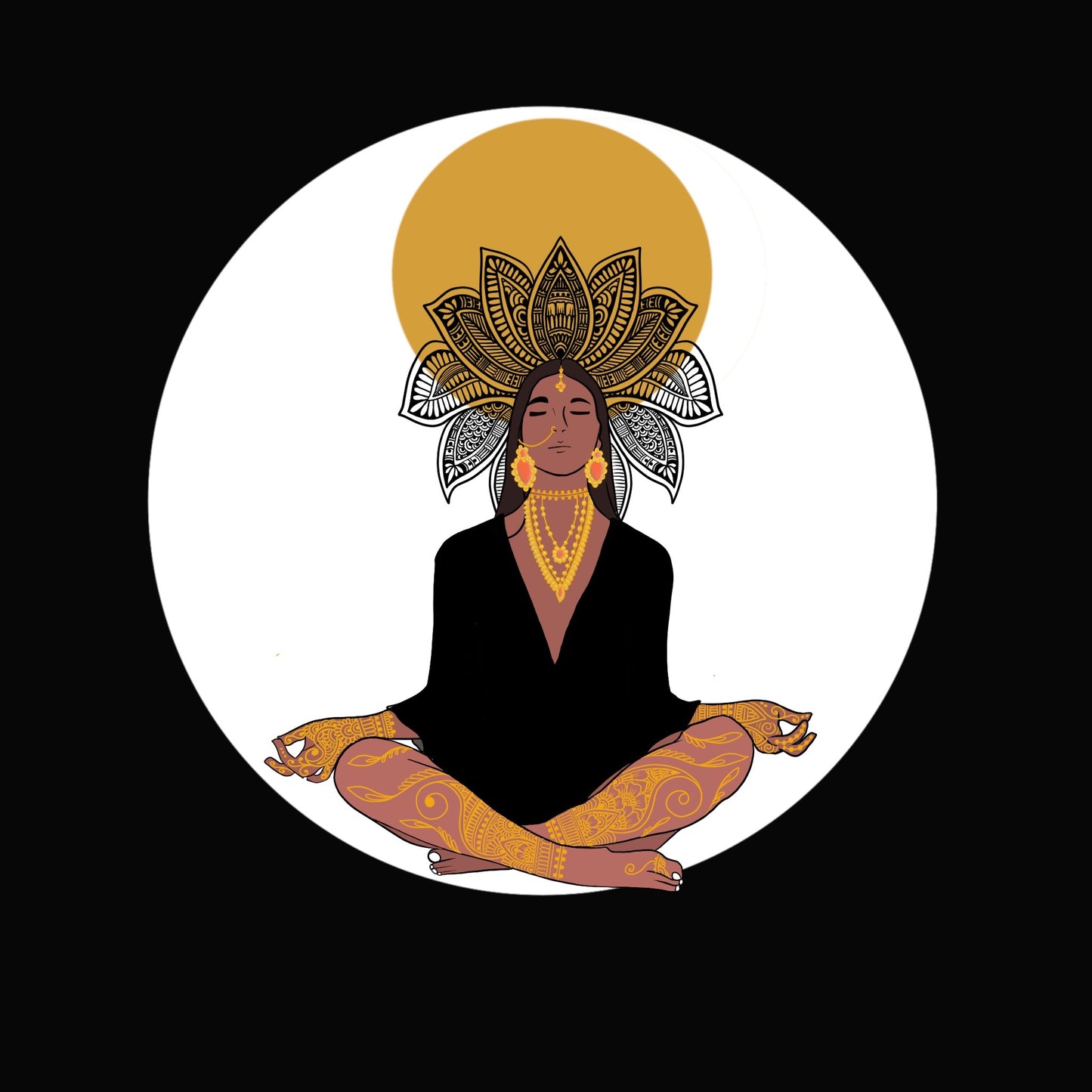 Meditating Goddess